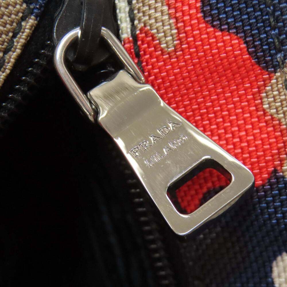 PRADA Cream Canvas Shoulder Bag - Picture 11 of 16